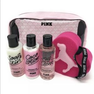 VICTORIA SECRET PINK TRAVEL PACK COCONUT